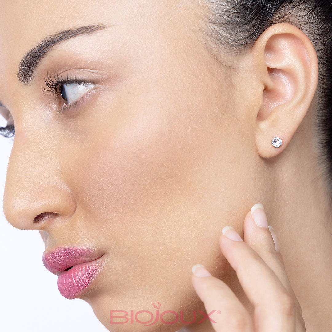 Kod produktu: BJT3040 Hipoalergiczne kolczyki ze stali medycznej 316L-4mm - Biojoux zdjęcie 1