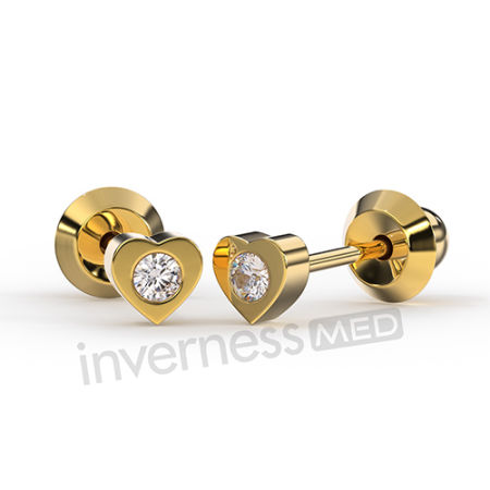 Kod produktu: 25c1 Hipoalergiczne kolczyki do przekłuwania InvernessMed