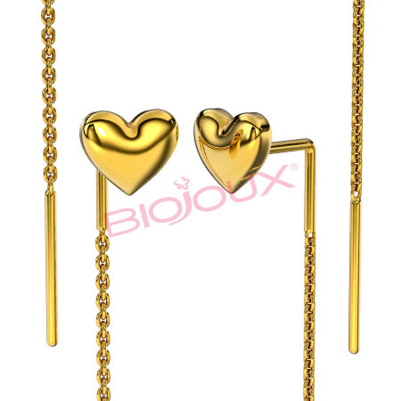 Kod produktu: BJT329 Hipoalergiczne kolczyki ze stali medycznej 316L-50mm