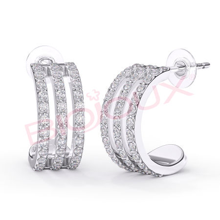 Kod produktu: BJT202 Hipoalergiczne kolczyki ze stali medycznej 316L-15mm