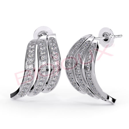 Kod produktu: BJT222 Hipoalergiczne kolczyki ze stali medycznej 316L-9mm