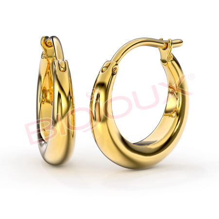 Kod produktu: BJT246 Hipoalergiczne kolczyki ze stali medycznej 316L-15mm