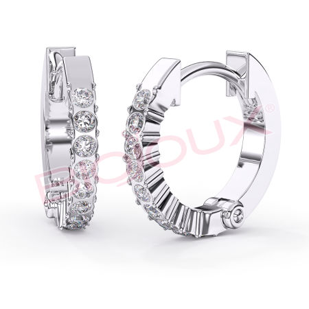 Kod produktu: BJT253 Hipoalergiczne kolczyki ze stali medycznej 316L-14mm