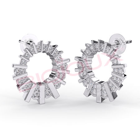 Kod produktu: BJT254 Hipoalergiczne kolczyki ze stali medycznej 316L-16mm