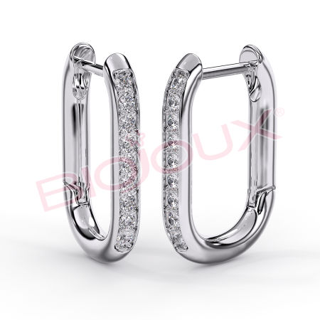 Kod produktu: BJT263 Hipoalergiczne kolczyki ze stali medycznej 316L-16mm