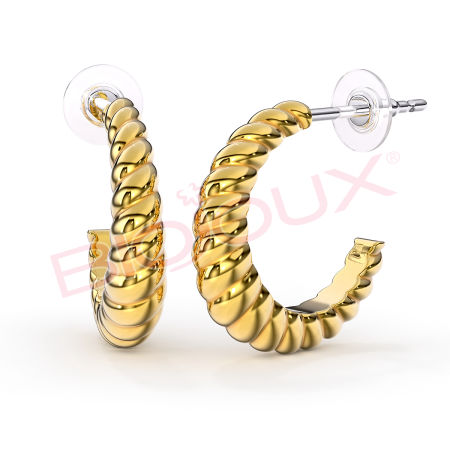 Kod produktu: BJT266 Hipoalergiczne kolczyki ze stali medycznej 316L-16mm