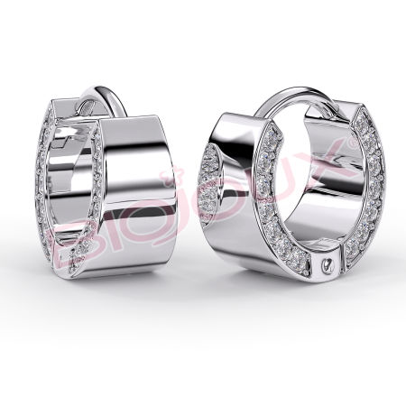 Kod produktu: BJT277 Hipoalergiczne kolczyki ze stali medycznej 316L-12mm