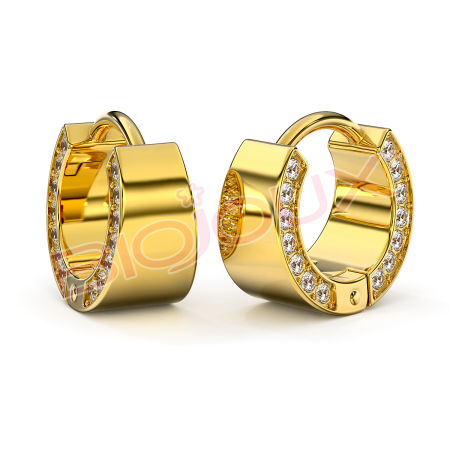 Kod produktu: BJT278 Hipoalergiczne kolczyki ze stali medycznej 316L-12mm