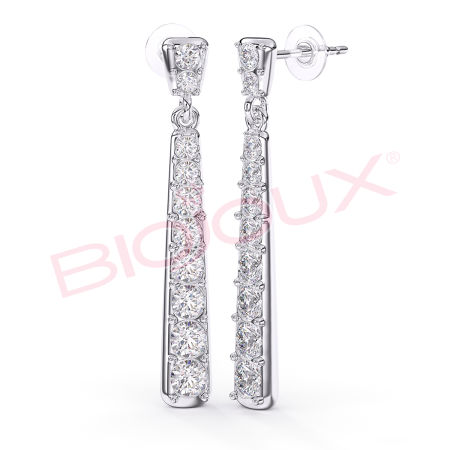 Kod produktu: BJT284 Hipoalergiczne kolczyki ze stali medycznej 316L-35mm