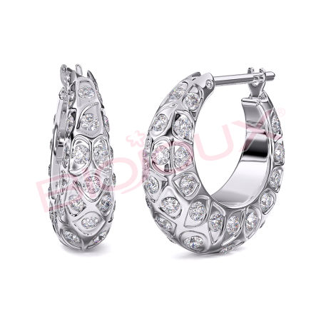 Kod produktu: BJT289 Hipoalergiczne kolczyki ze stali medycznej 316L-16mm