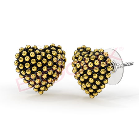 Kod produktu: BJT292 Hipoalergiczne kolczyki ze stali medycznej 316L-12mm