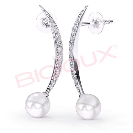 Kod produktu: BJT312 Hipoalergiczne kolczyki ze stali medycznej 316L-26mm