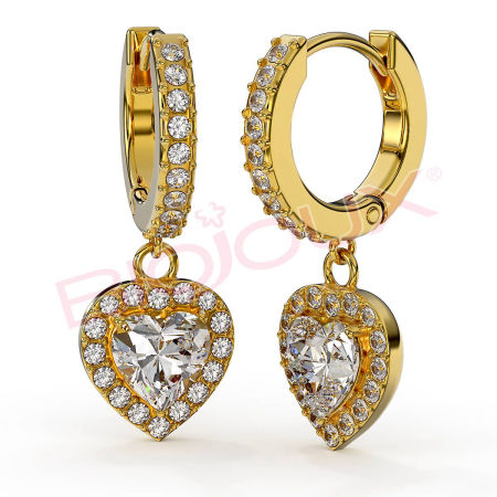 Kod produktu: BJT313 Hipoalergiczne kolczyki ze stali medycznej 316L-28mm