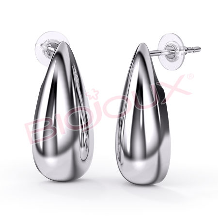 Kod produktu: BJT324 Hipoalergiczne kolczyki ze stali medycznej 316L-20mm