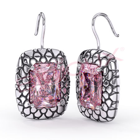 Kod produktu: BJT332 Hipoalergiczne kolczyki ze stali medycznej 316L-34mm