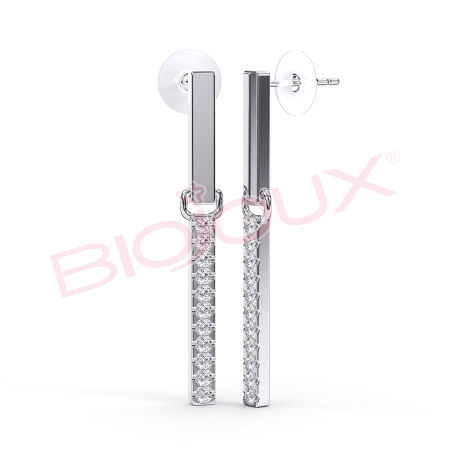 Kod produktu: BJT344 Hipoalergiczne kolczyki ze stali medycznej 316L-40mm