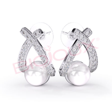 Kod produktu: BJT361 Hipoalergiczne kolczyki ze stali medycznej 316L-14mm