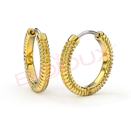 Kod produktu: BJT385 Hipoalergiczne kolczyki ze stali medycznej 316L-18mm