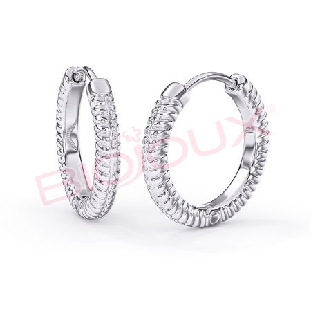 Kod produktu: BJT386 Hipoalergiczne kolczyki ze stali medycznej 316L-18mm