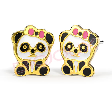 Kod produktu: BJT712 Hipoalergiczne kolczyki ze stali medycznej 316L-8mm