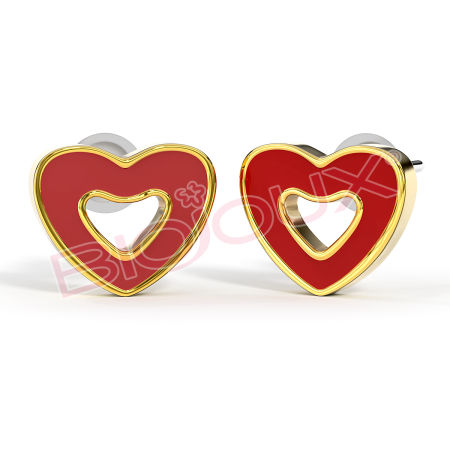 Kod produktu: BJT715 Hipoalergiczne kolczyki ze stali medycznej 316L-8mm