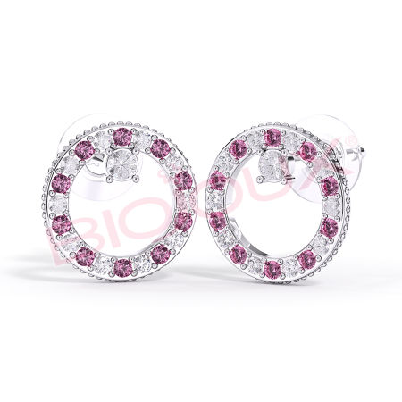 Kod produktu: BJT718 Hipoalergiczne kolczyki ze stali medycznej 316L-9mm