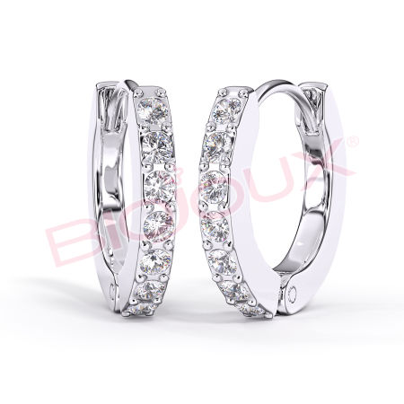 Kod produktu: BJT727 Hipoalergiczne kolczyki ze stali medycznej 316L-12mm