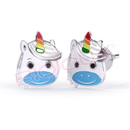 Kod produktu: BJT731 Hipoalergiczne kolczyki ze stali medycznej 316L-7mm