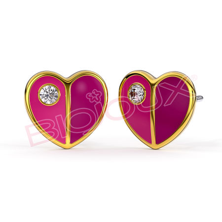 Kod produktu: BJT735 Hipoalergiczne kolczyki ze stali medycznej 316L-8mm