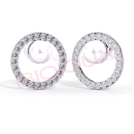 Kod produktu: BJT985 Hipoalergiczne kolczyki ze stali medycznej 316L-14mm